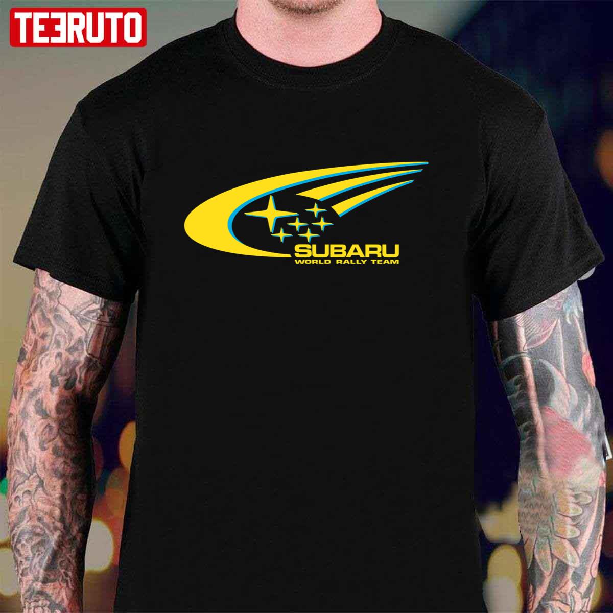 Subaru Rally Livery Yellow Unisex T-Shirt