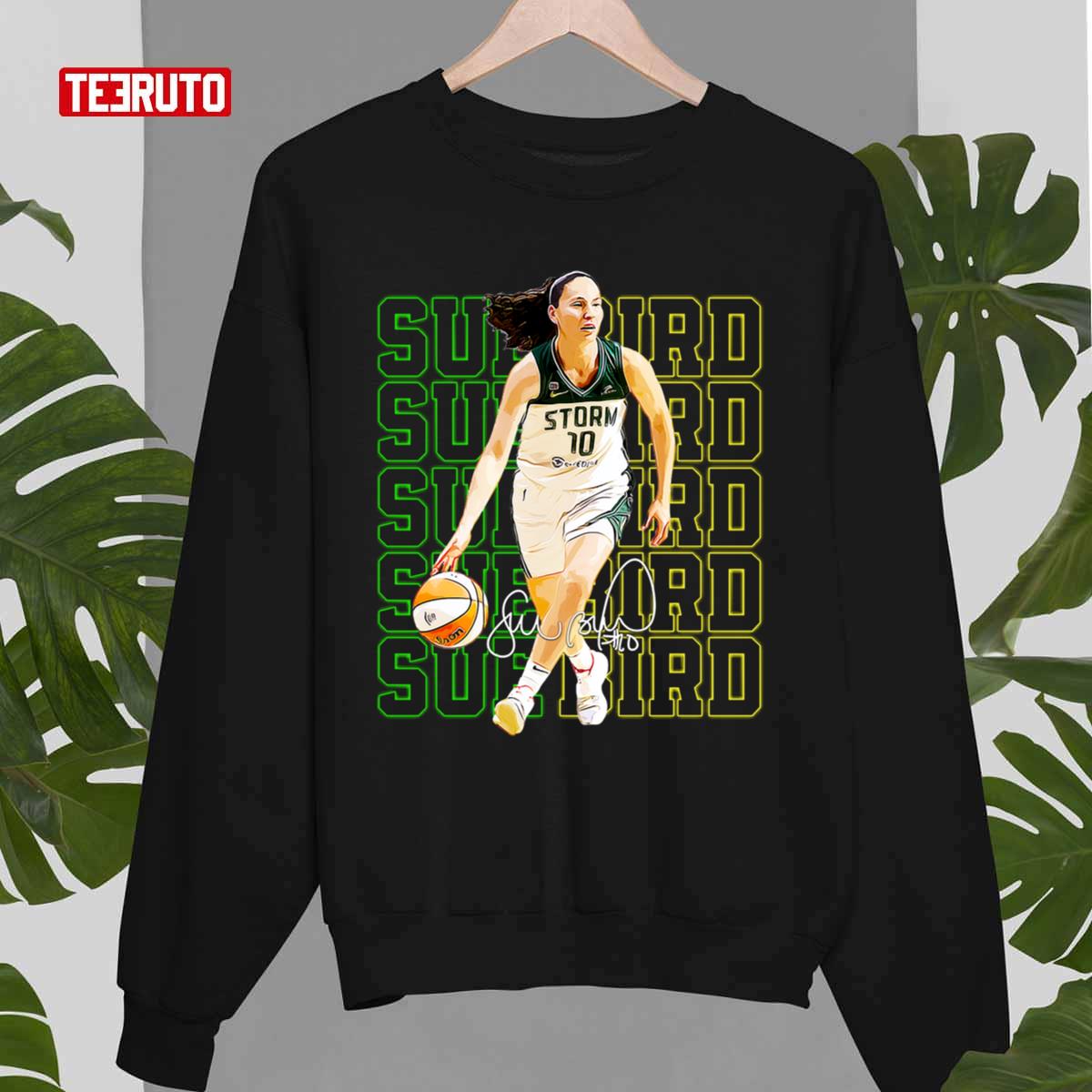 Sue Bird Legend Basketball Signature Vintage Retro 80s Unisex T-Shirt ...