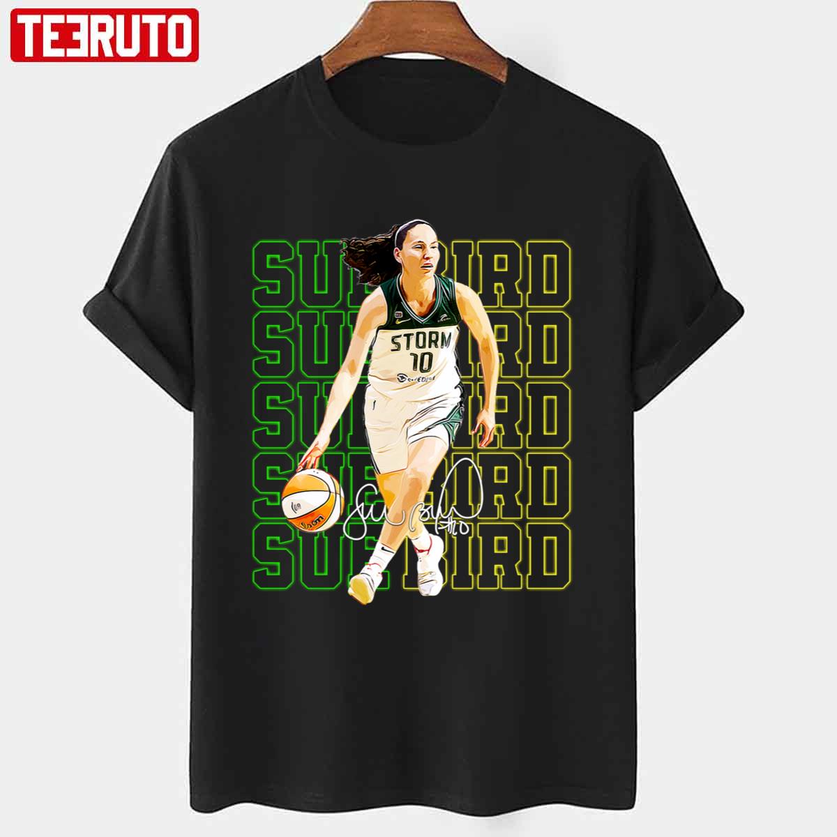 Sue Bird Legend Basketball Signature Vintage Retro 80s Unisex T-Shirt