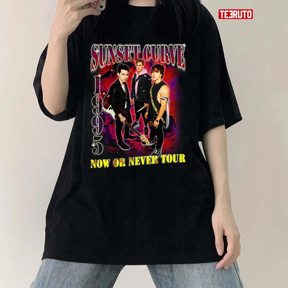 Sunset Curve Band Bootleg Unisex T-Shirt