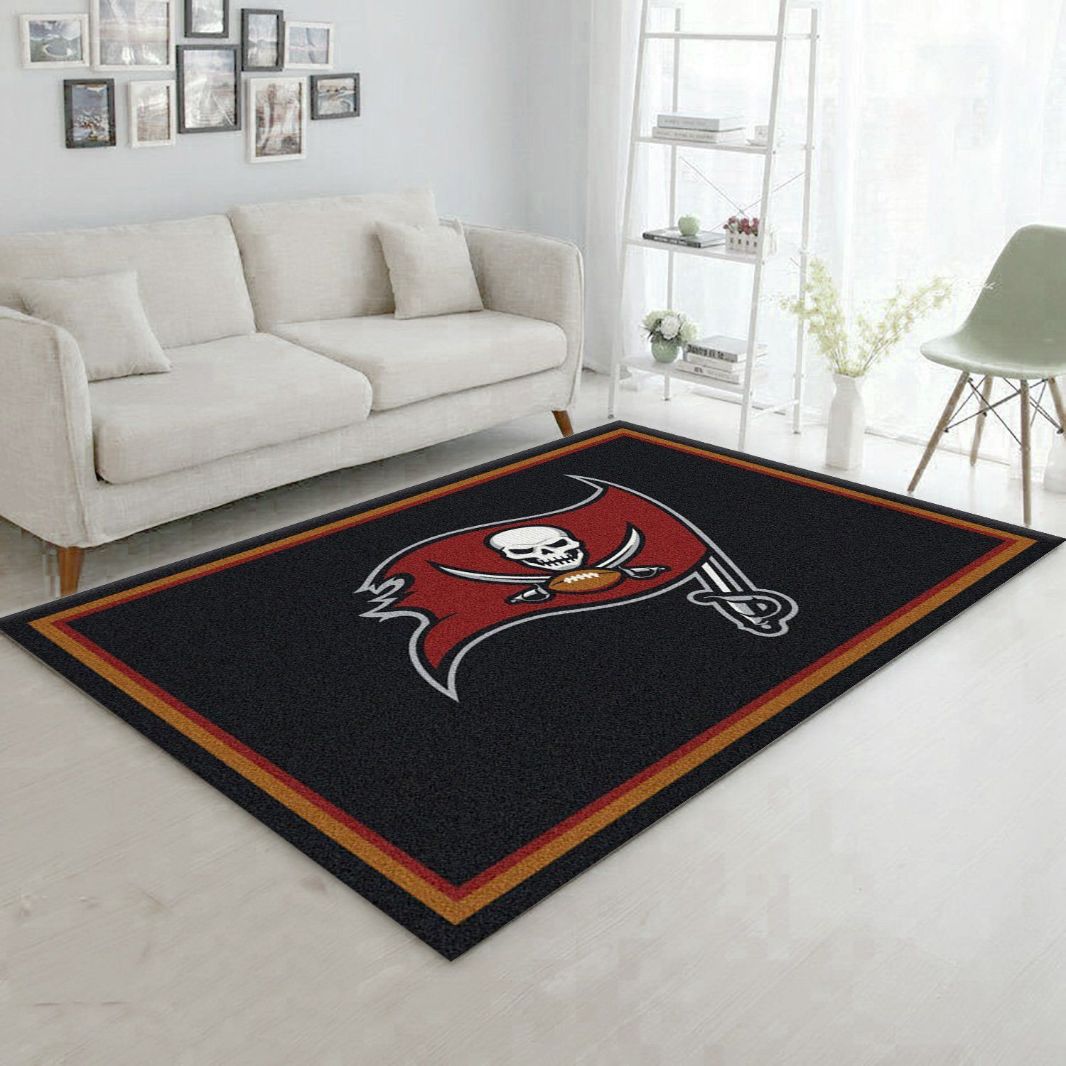 Tampa Bay Buccaneers Imperial Spirit Rug NFL Area Rug For Christmas, Kitchen Rug, Family Gift US Decor
