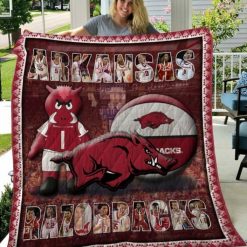 Team Ncaa Arkansas Razorbacks Loved Quilt Blanket