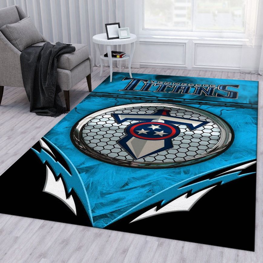 Tennessee Titans 1 NFL Area Rug For Christmas Bedroom Rug Floor Decor Home Decor