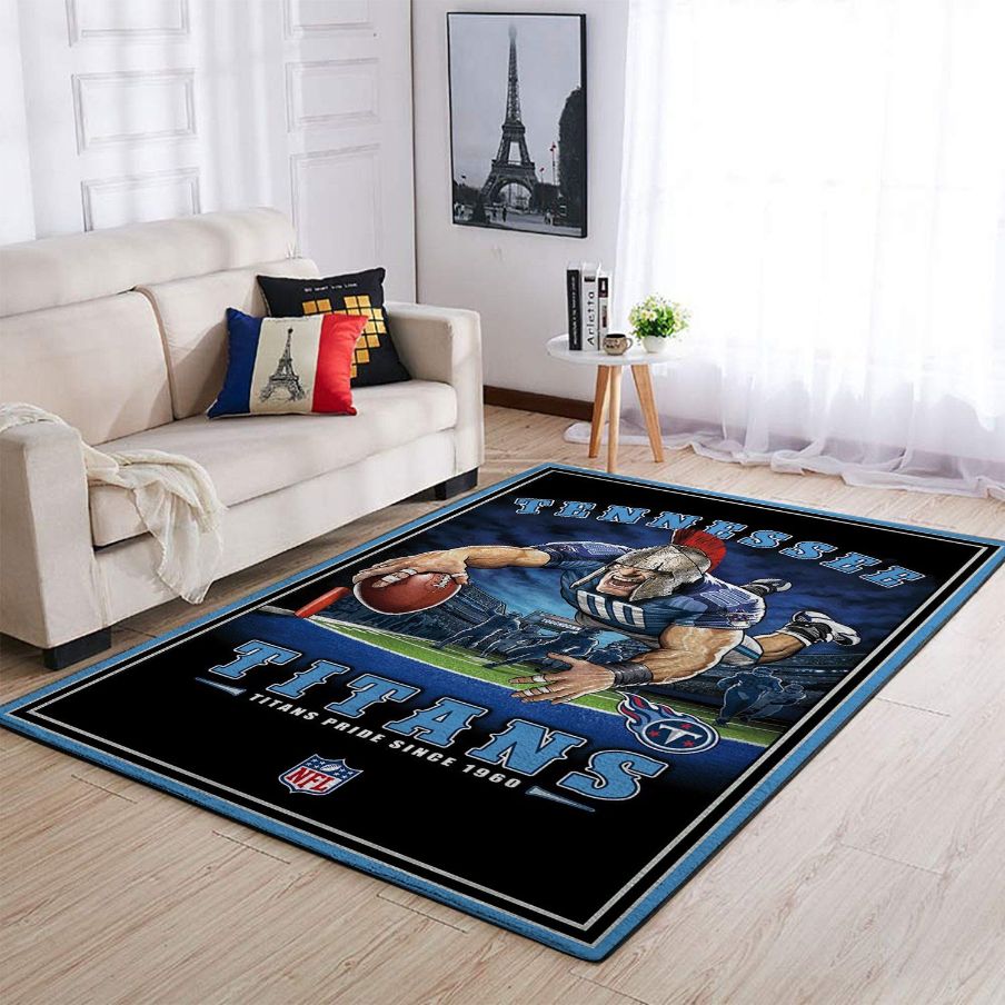 Tennessee Titans Nfl Team Pride Nice Gift Home Decor Rectangle Area Rug