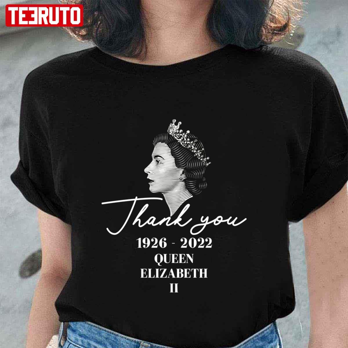 Thank You Queen Elizabeth’s II British Crown Majesty Queen Unisex T-Shirt