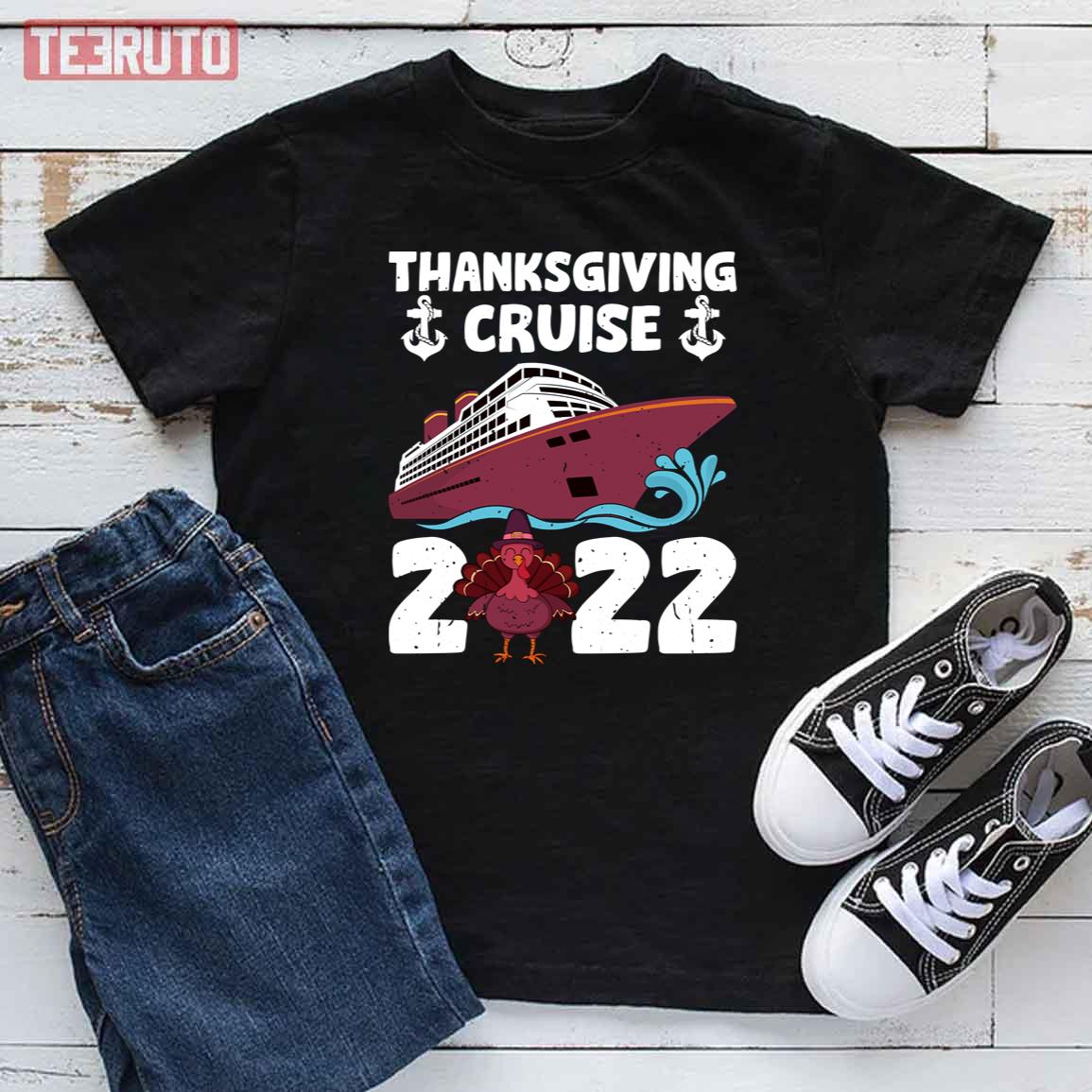 Thanksgiving Cruise 2022 Family Vacation T-Shirt
