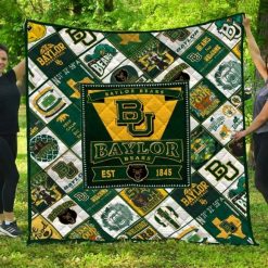 The Bears Ncaa Baylor Bears Collected  Quilt Blanket
