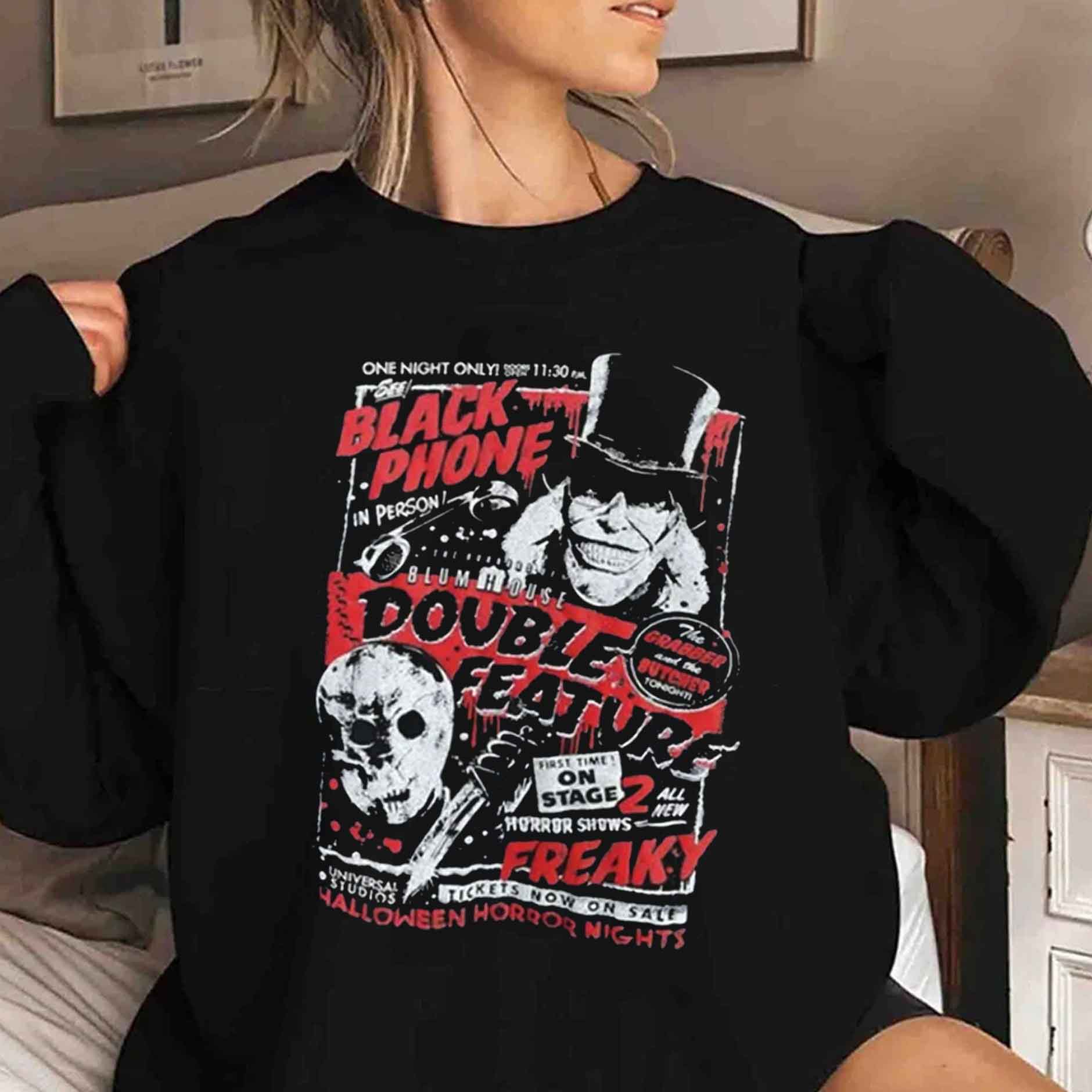The Black Phone And Freaky House Halloween Horror Night Gift Unisex Sweatshirt