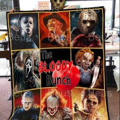 The Bloody Bunch Movies 3d Print Horror Halloween Quilt Blanket
