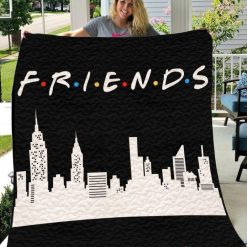 The Buildings Friends Tv Show All Season Plus Size Quilt Blanket