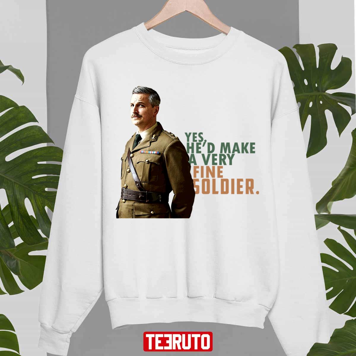 The Captain Yes He’d Make A Very Fine Soldier Bbc Ghosts Unisex Sweatshirt