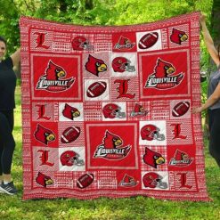 The Cardinals Ncaa Louisville Cardinals Collection Quilt Blanket
