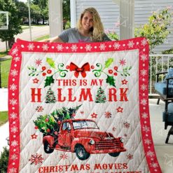 The Christmas Truck Hallmark Quilt Blanket