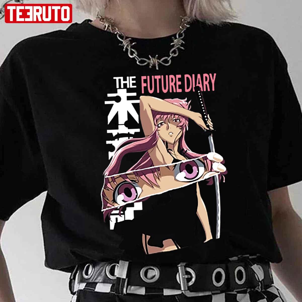 The Future Diary Anime Girl Unisex T-Shirt