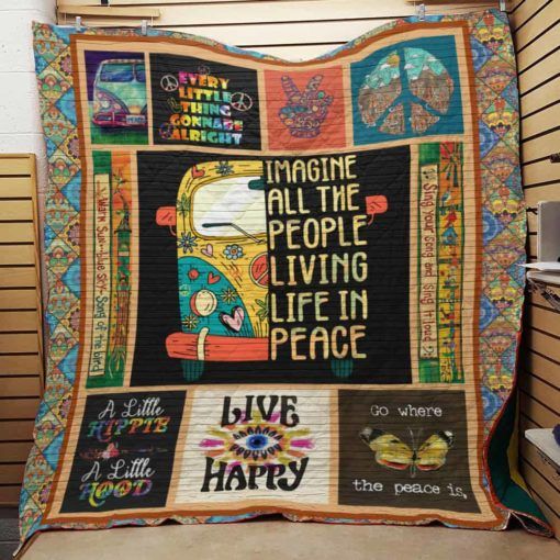The Hippie Pattern Quilt Blanket