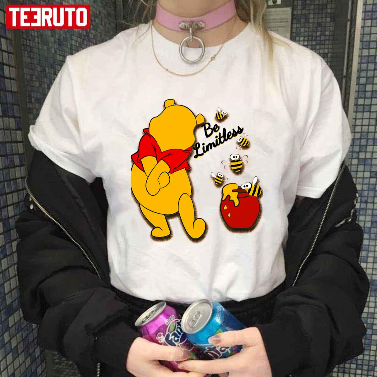 The Lazy Way To Anthropomorphic Winnie The Pooh Happy Vintage Retro Unisex T-shirt