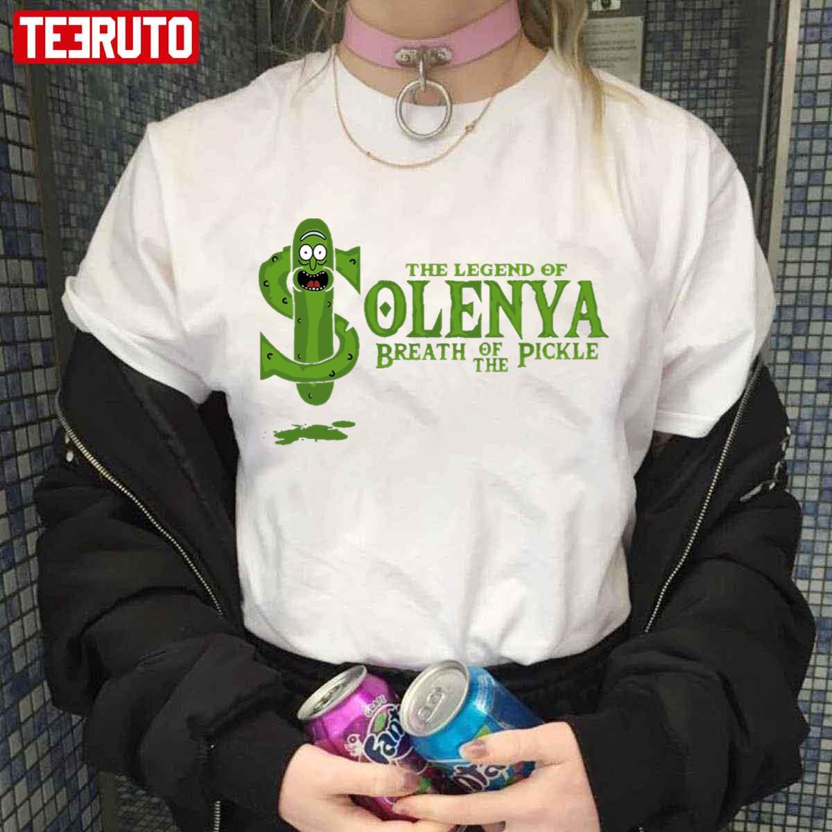 The Legend Of Solenya Breath Of The Pickle Rick And Morty Unisex T-shirt