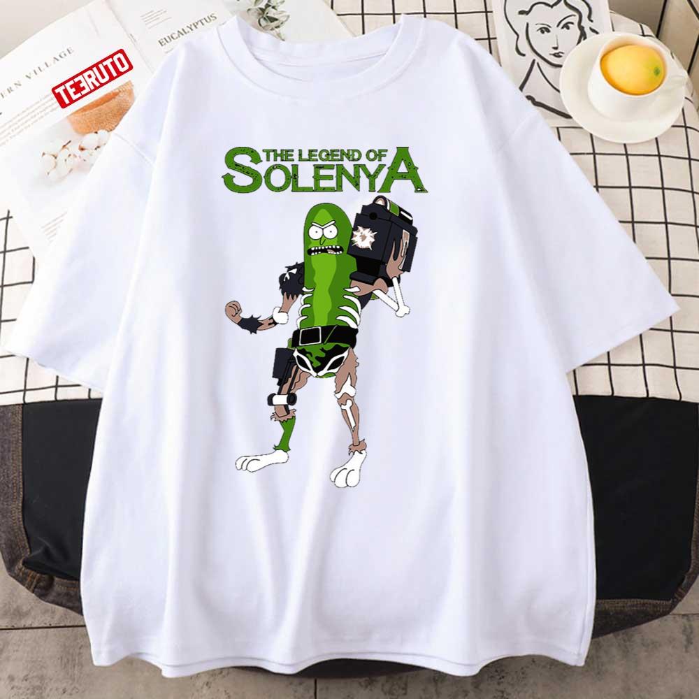 The Legend Of Solenya Pickle Rick And Morty Cartoon Unisex T-shirt