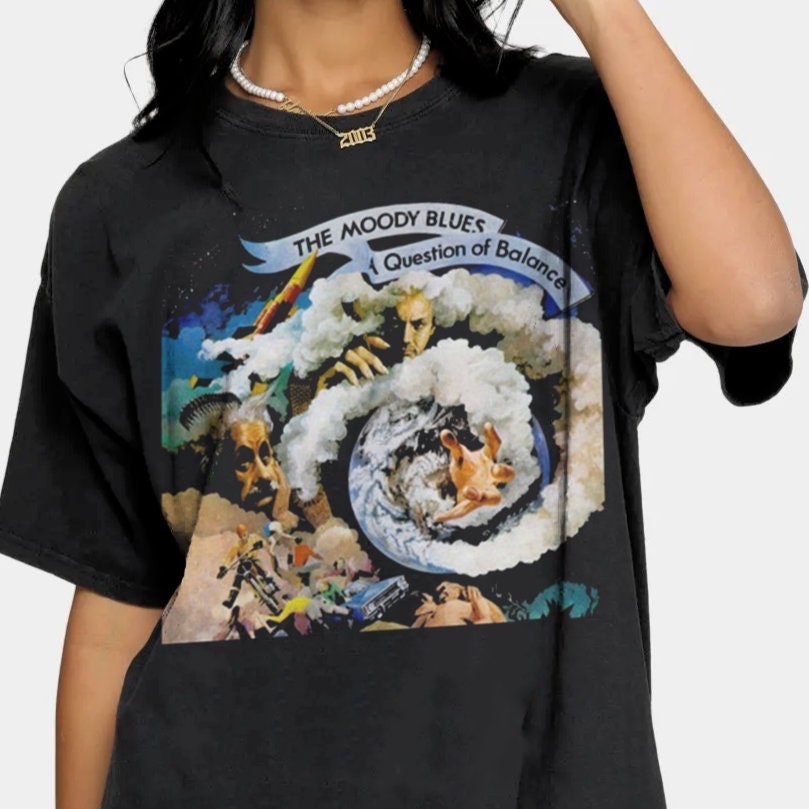 The Moody Blues A Question Of Balance Record Album Vintage Unisex T-Shirt