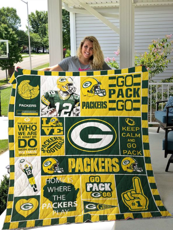 Grimson Ghost Greenbay Packers Quilt Blanket - Teeruto