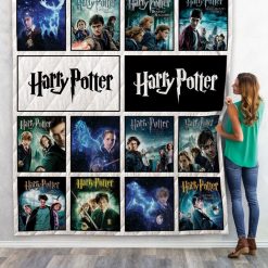 The Posters Harry Potter Movies Quilt Blanket
