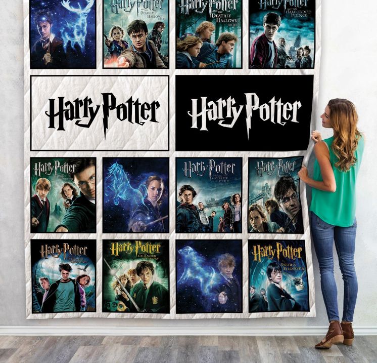 The Posters Harry Potter Movies Quilt Blanket Teeruto