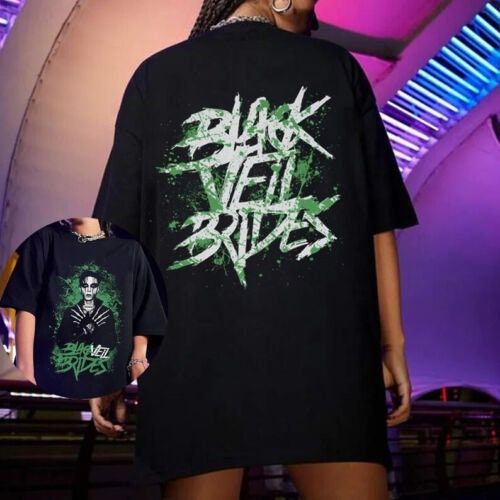 The Trinity Of Terror 2022 Tour Black Veil Brides Unisex Double Sides T-Shirt
