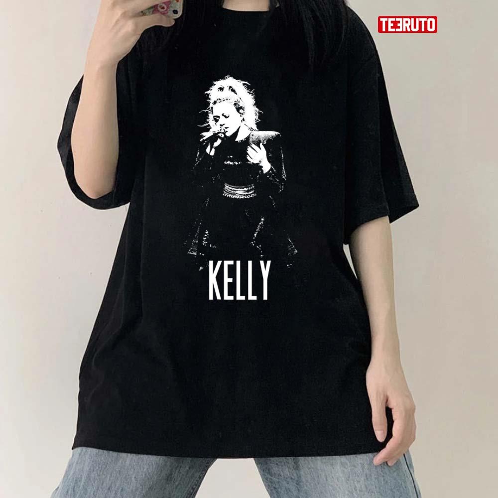 The White Stencil Kelly Clarkson Art Unisex T-shirt