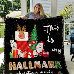 This Is My Hallmark Christmas Collection Quilt Blanket