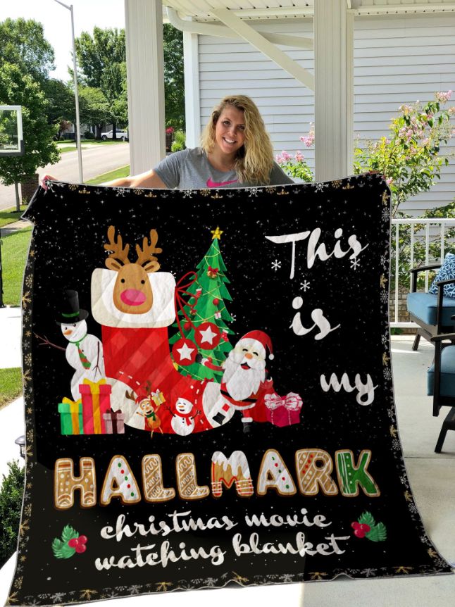 This Is My Hallmark Christmas Collection Quilt Blanket Teeruto