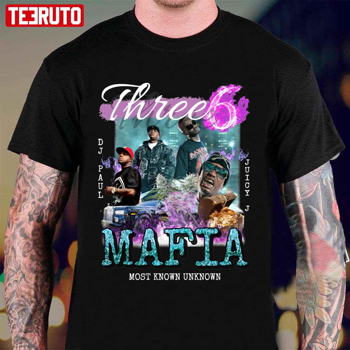 Three 6 Mafia Vintage Hip Hop 90s Unisex T-Shirt