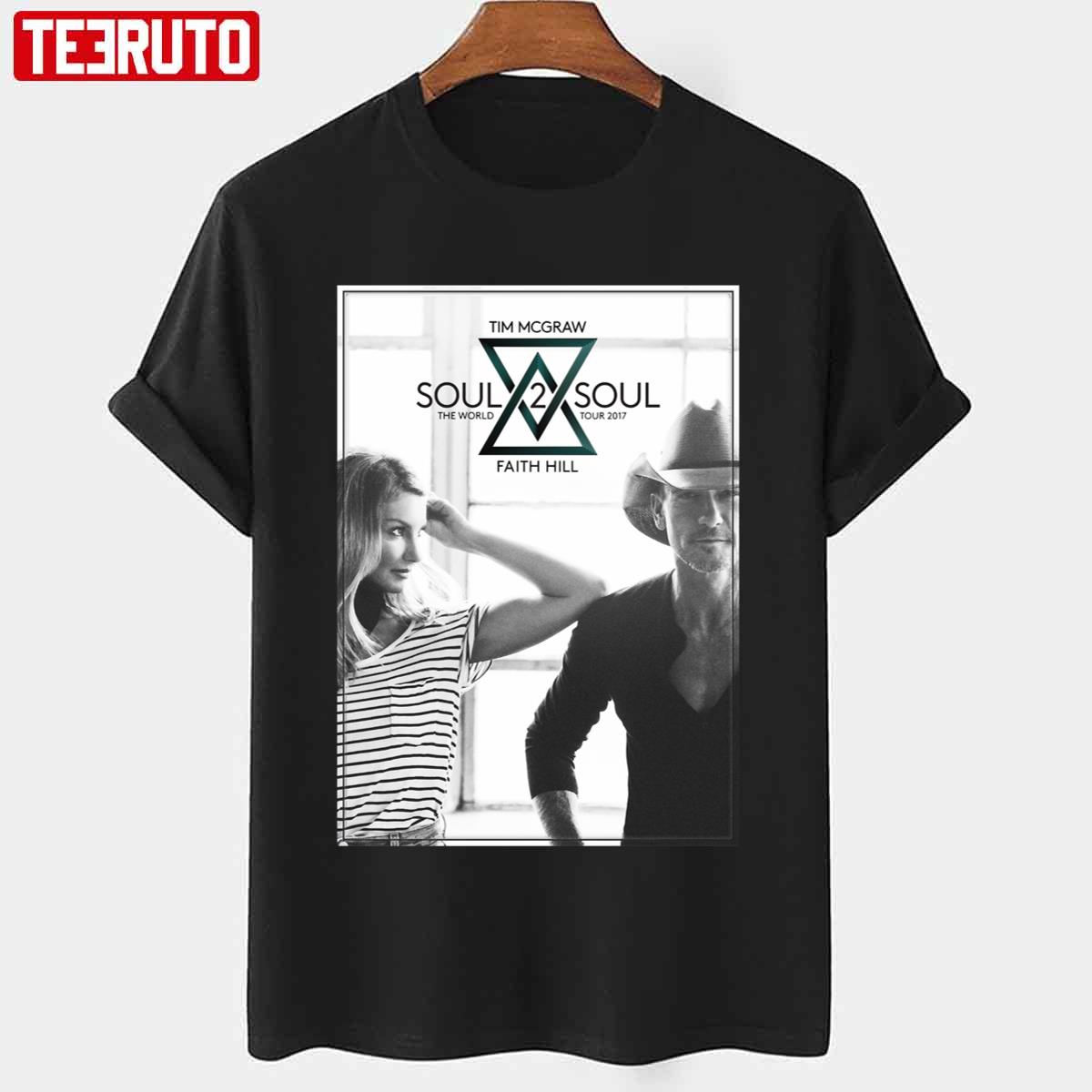Tim Mcgraw And Faith Hill Soul 2 Soul Tour 2017 Unisex T-shirt