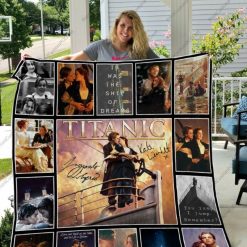 Titanic Collection With Signs Quilt Blanket
