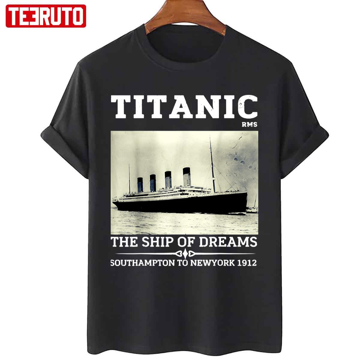 Titanic The Ship Of Dreams Remembrance Day Rms 1912 Vintage Unisex Sweatshirt