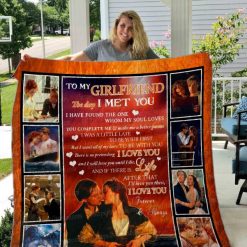 To My Girlfriend Titanic Collection Quilt Blanket