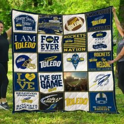 Toledo Rocket Collection Quilt Blanket