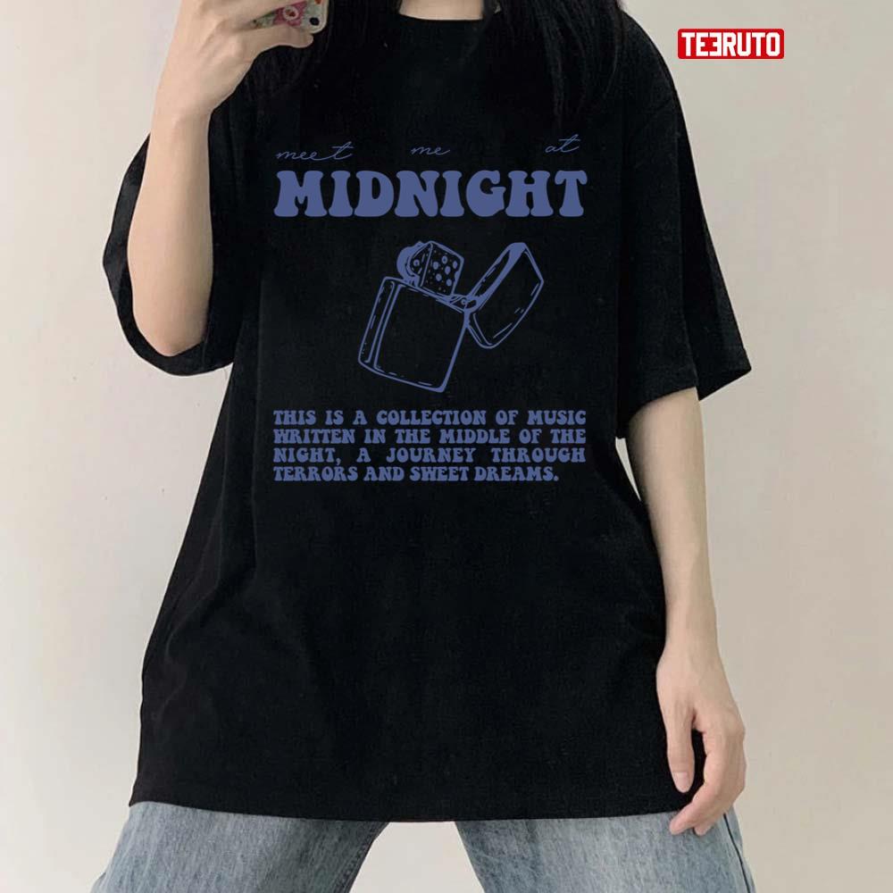 TS Taylor Midnights A Collection Of Music Written In The Middle Of The Night Unisex T-shirt