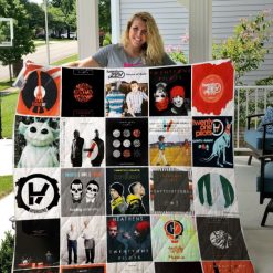 Twenty One Pilots Band Albums Heathens Quilt Blanket