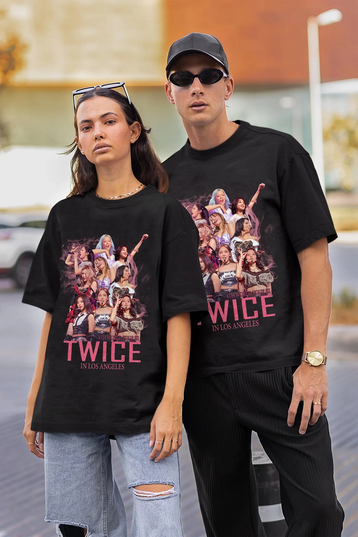 Twice 4th World Tour III In LA Vintage Retro For ONCE Unisex T