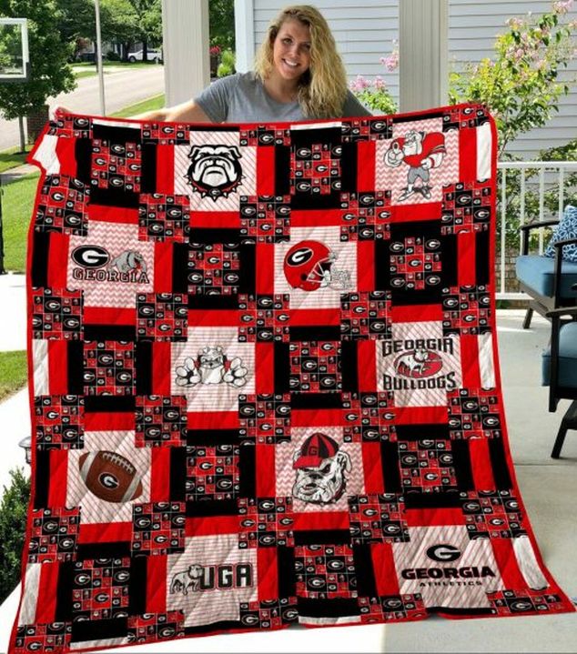 The Beer Is For Georgia Bulldog Fan Only Quilt Blanket Great