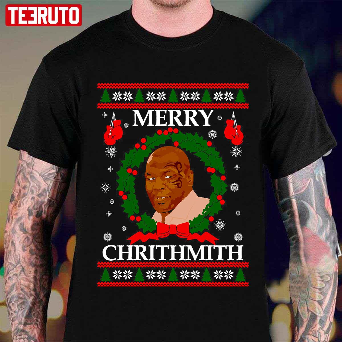 Ugly Mike Tyson Merry Chrithmith Unisex Sweatshirt
