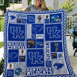 UK Wildcats Ncaa Kentucky Wildcats Collected  Quilt Blanket