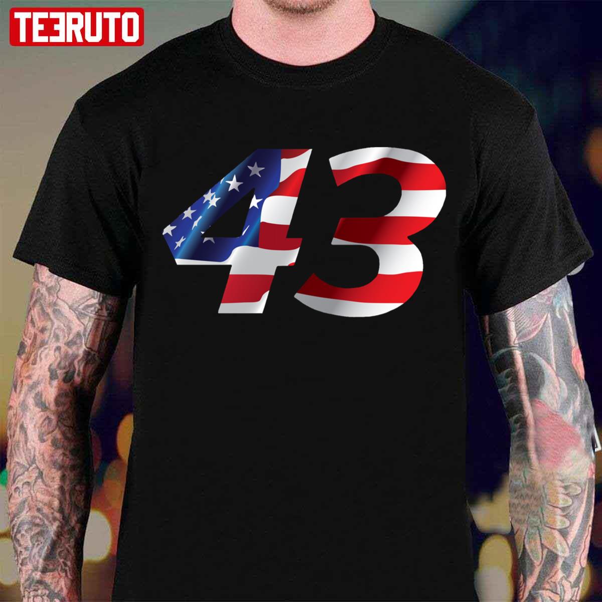 US Flag Erik Jones Usa 43 Unisex T-shirt