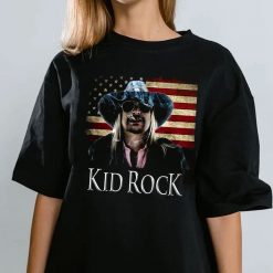 US Flag Kid Rock Legend Kid Rock Vintage Graphic Unisex T-Shirt