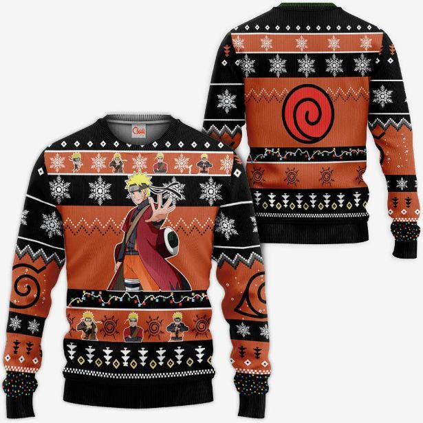 Uzumaki Sage Ugly Christmas Xmas Idea Knitted Sweater