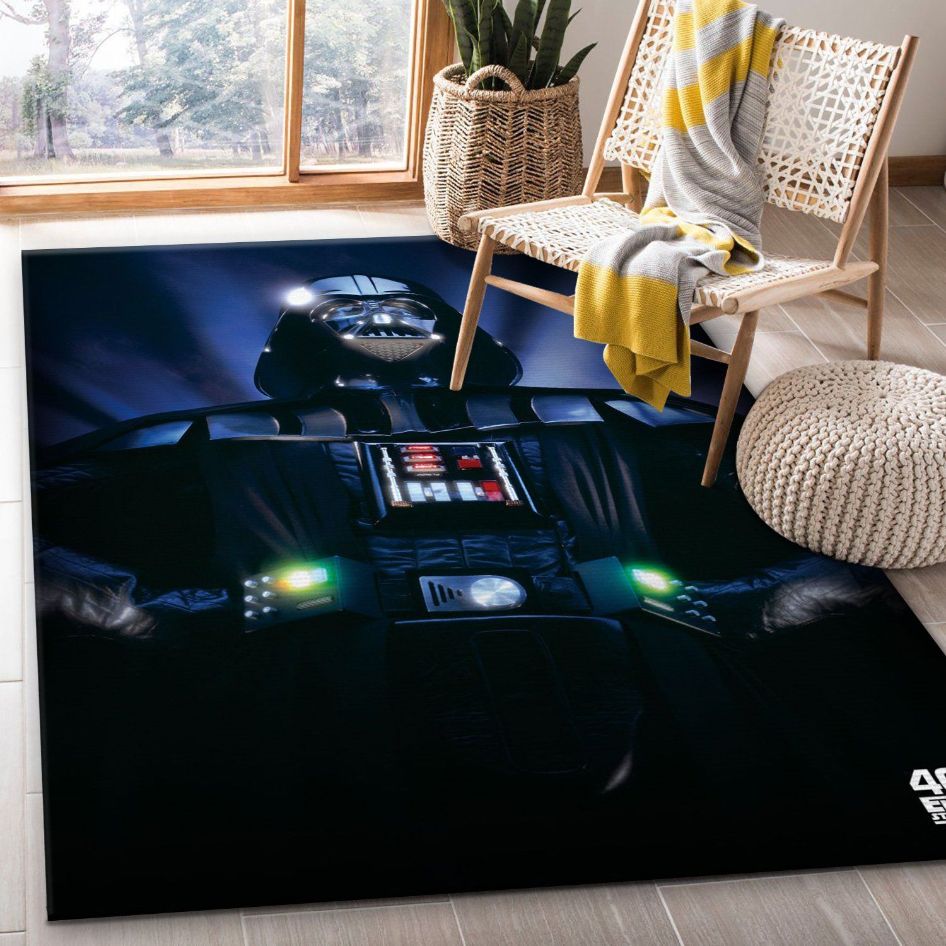 Vader Star War Area Rug Carpet, Living Room Rug, Family Gift US Decor