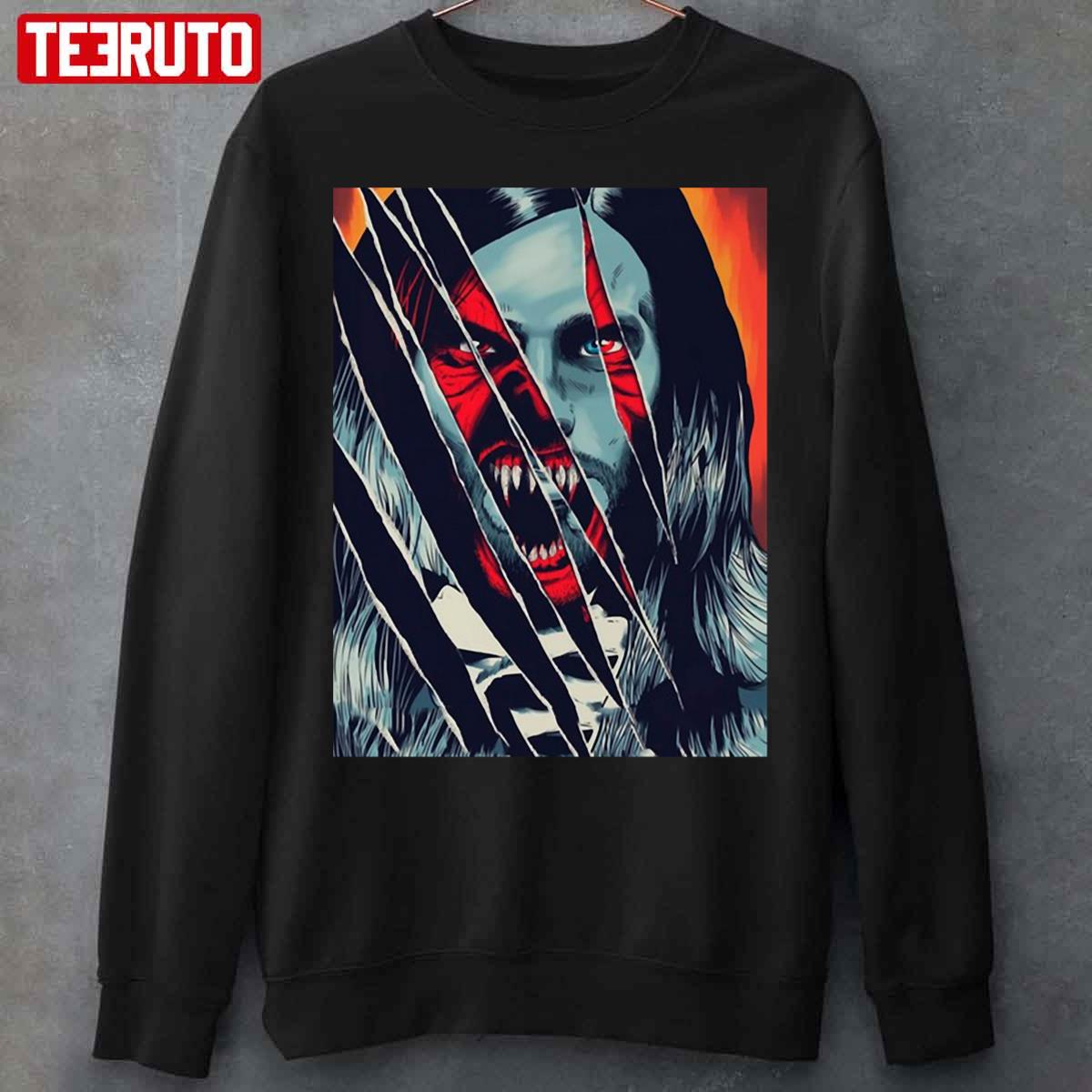 Vampire Blood Disease Bats Morbius Artwork Unisex Sweatshirt