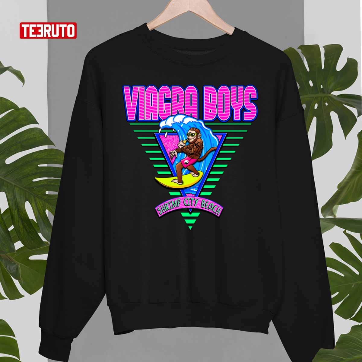 Viagra Boys Shrimp City Beach Funny Unisex T-Shirt - Teeruto
