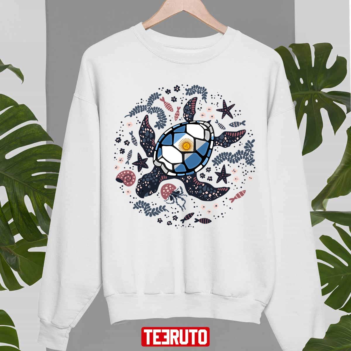 Vintage Argentina Turtle Unisex Sweatshirt