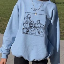 Vintage Boygenius Supergroup Line Art Unisex T-Shirt